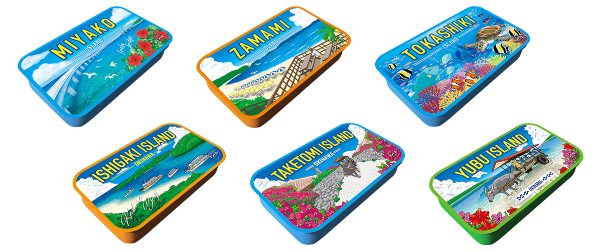 年内終売商品のご案内(OKINAWAミント缶 八重山3缶セット/世界が恋する海3缶セット)